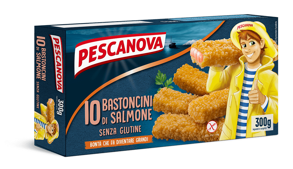 10 Bastoncini di salmone Senza Glutine
