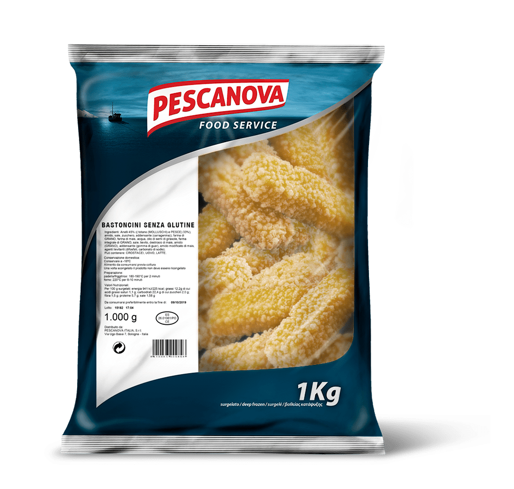 Bastoncini di Merluzzo Senza Glutine 1kg