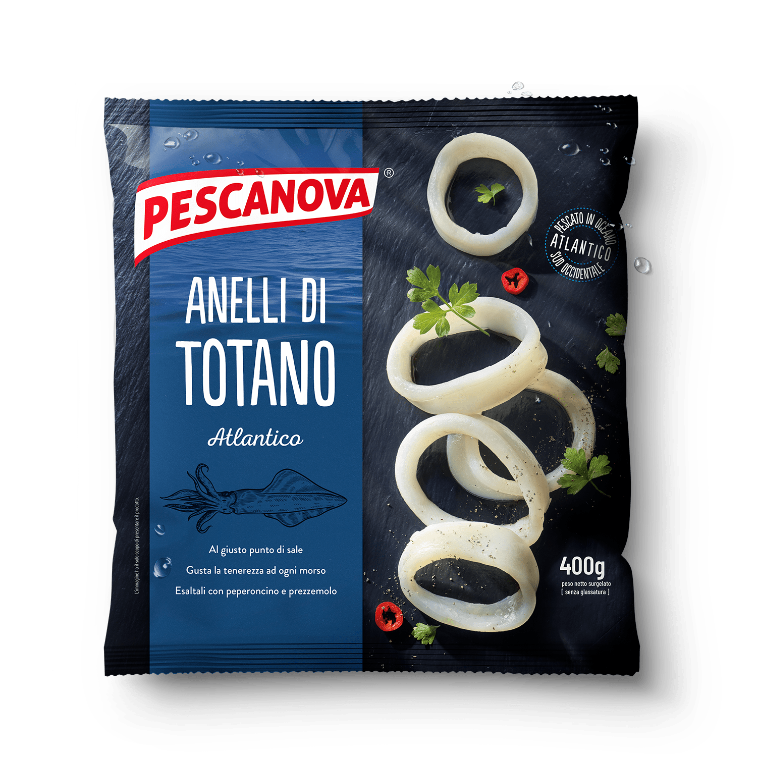 Anelli di totano atlantico 400g