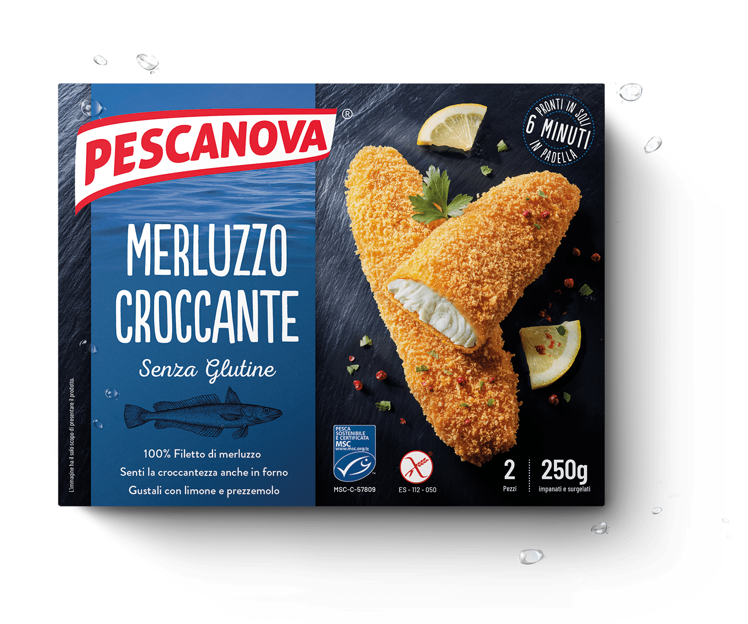 Merluzzo croccante Senza Glutine 250g