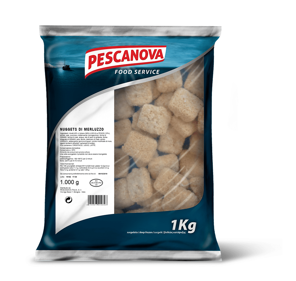 Nuggets di Merluzzo S/Glutine 1kg