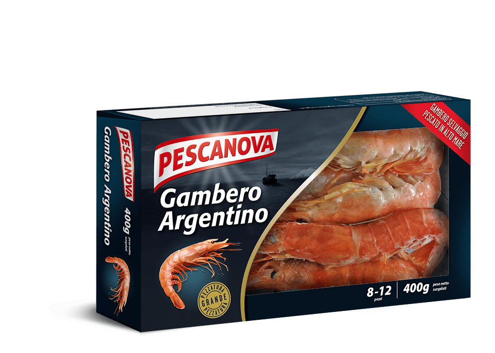 gamberi grandi argentini pescanova in confezione da 400g