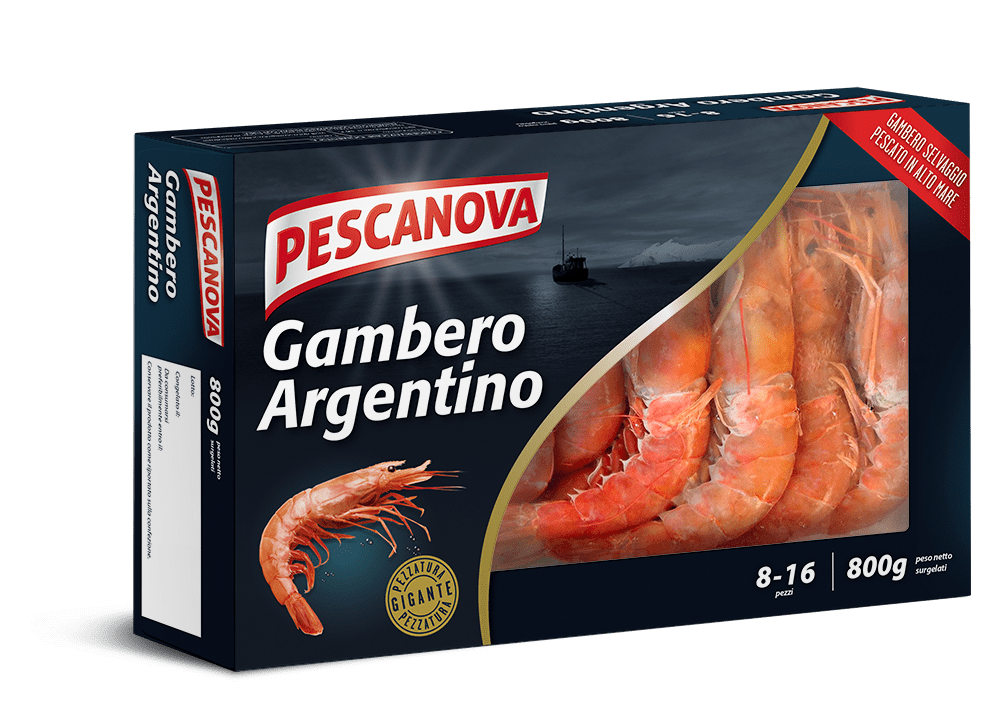 gambero gigante argentino pescanova in confezione da 800g