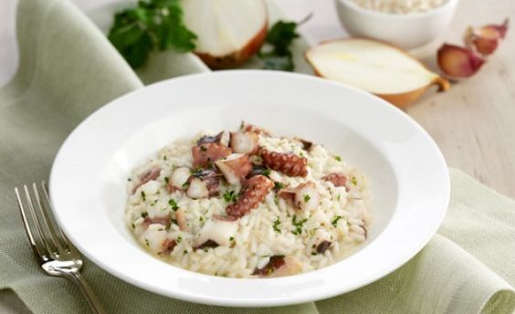 Risotto con Polpo