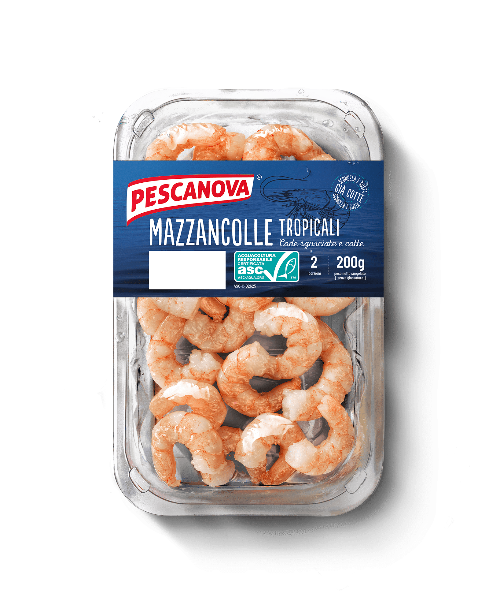 Mazzancolle Tropicali – Code sgusciate, devenate e cotte 200g