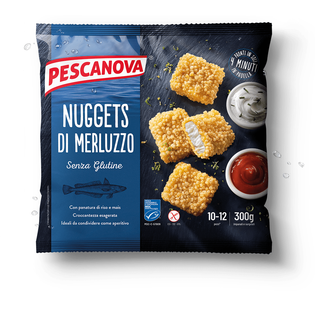 Nuggets di merluzzo Senza Glutine 300g